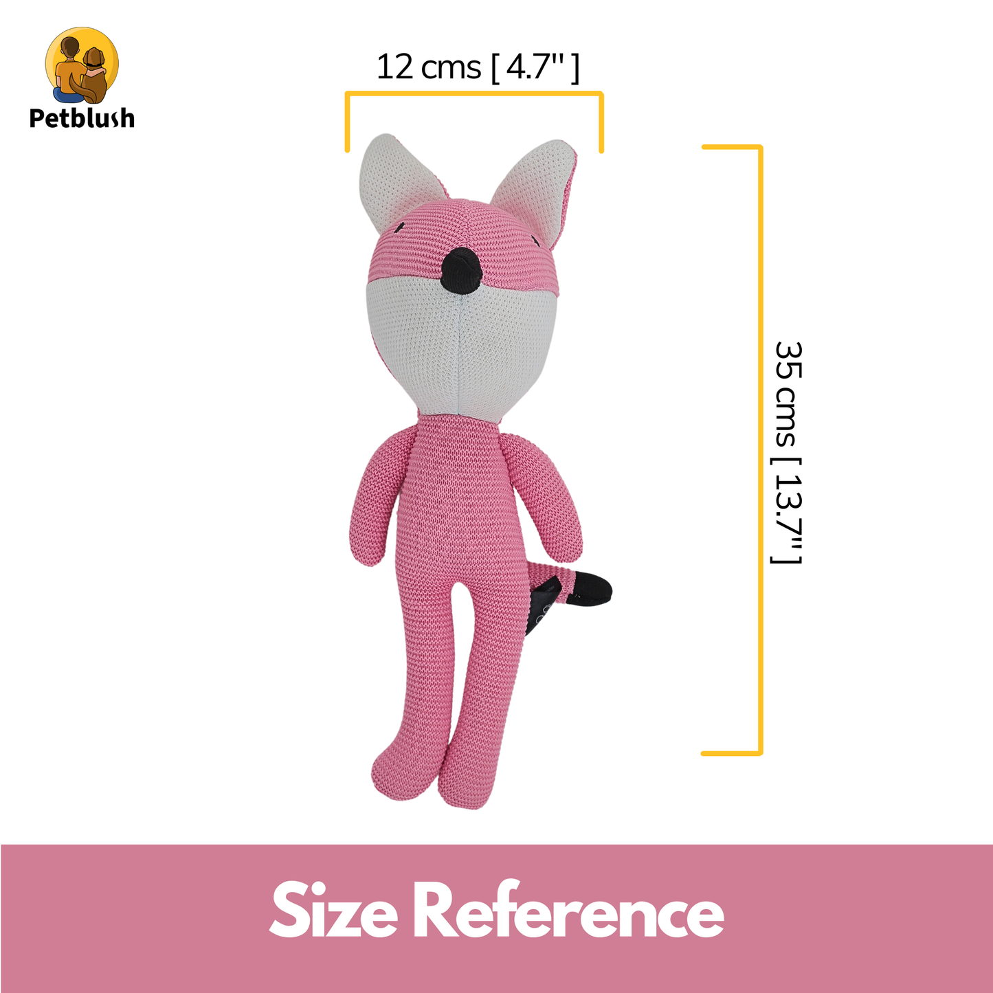 Petblush Foxy Roxy Plush Toy for Dogs