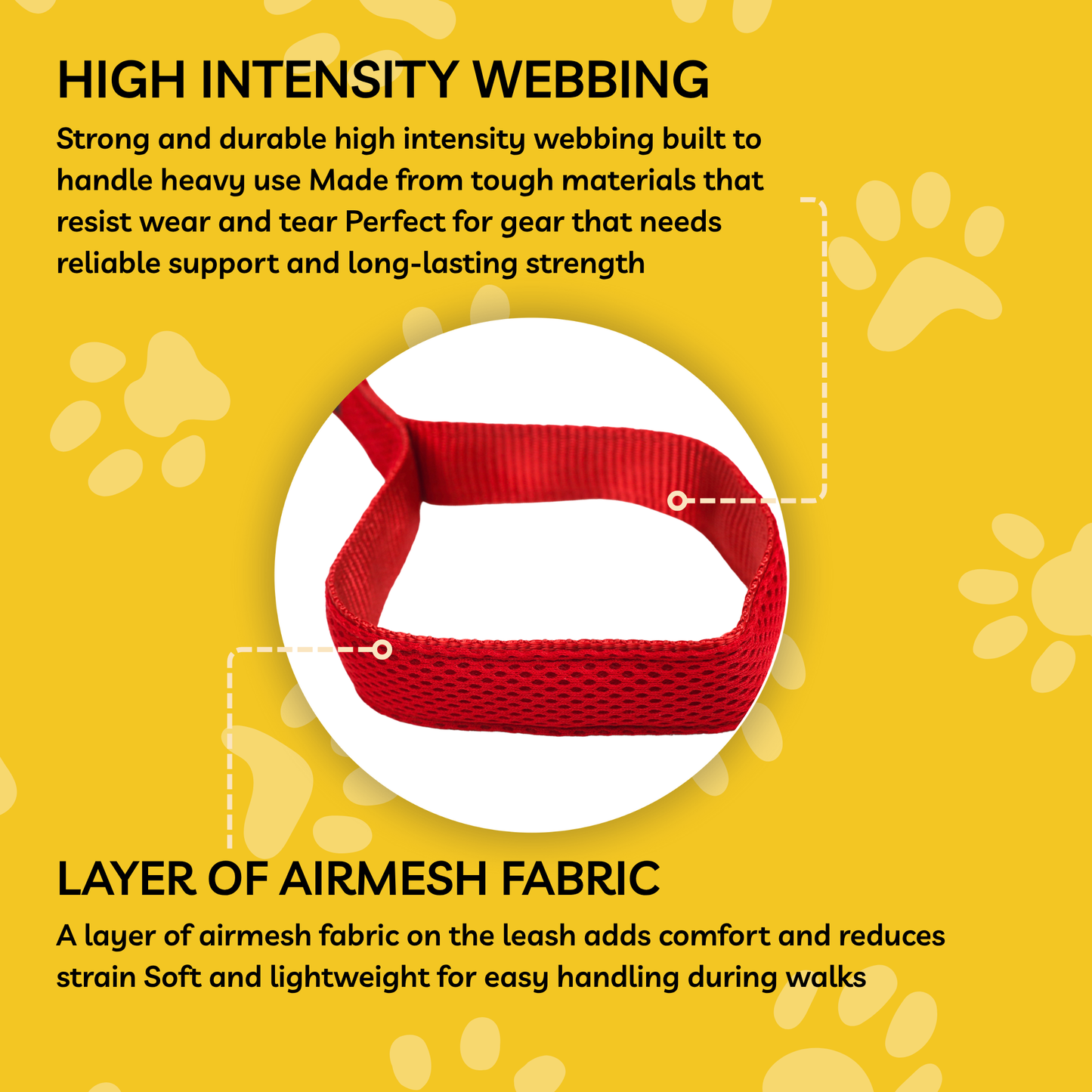 Petblush Airmesh Leash for Dogs