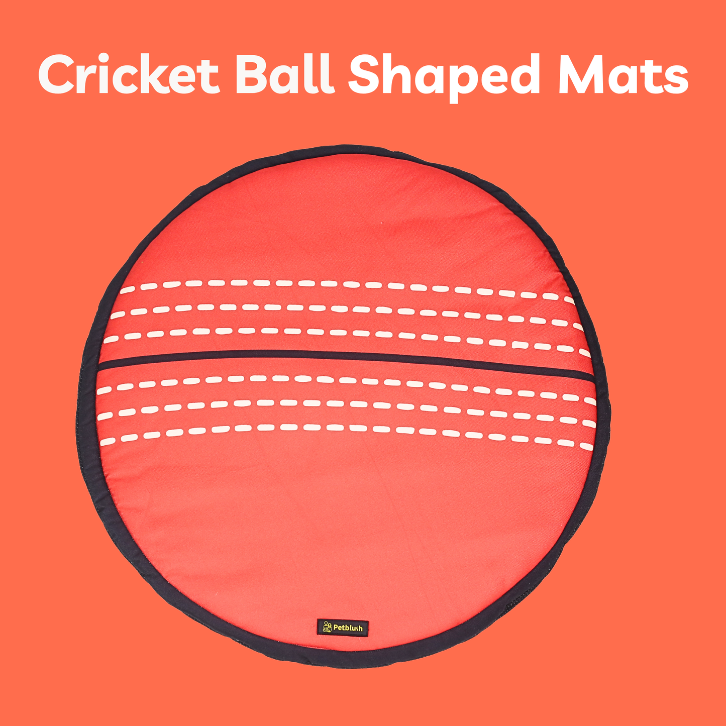 Petblush Cricket Ball Shaped Mat For Dogs and Cats
