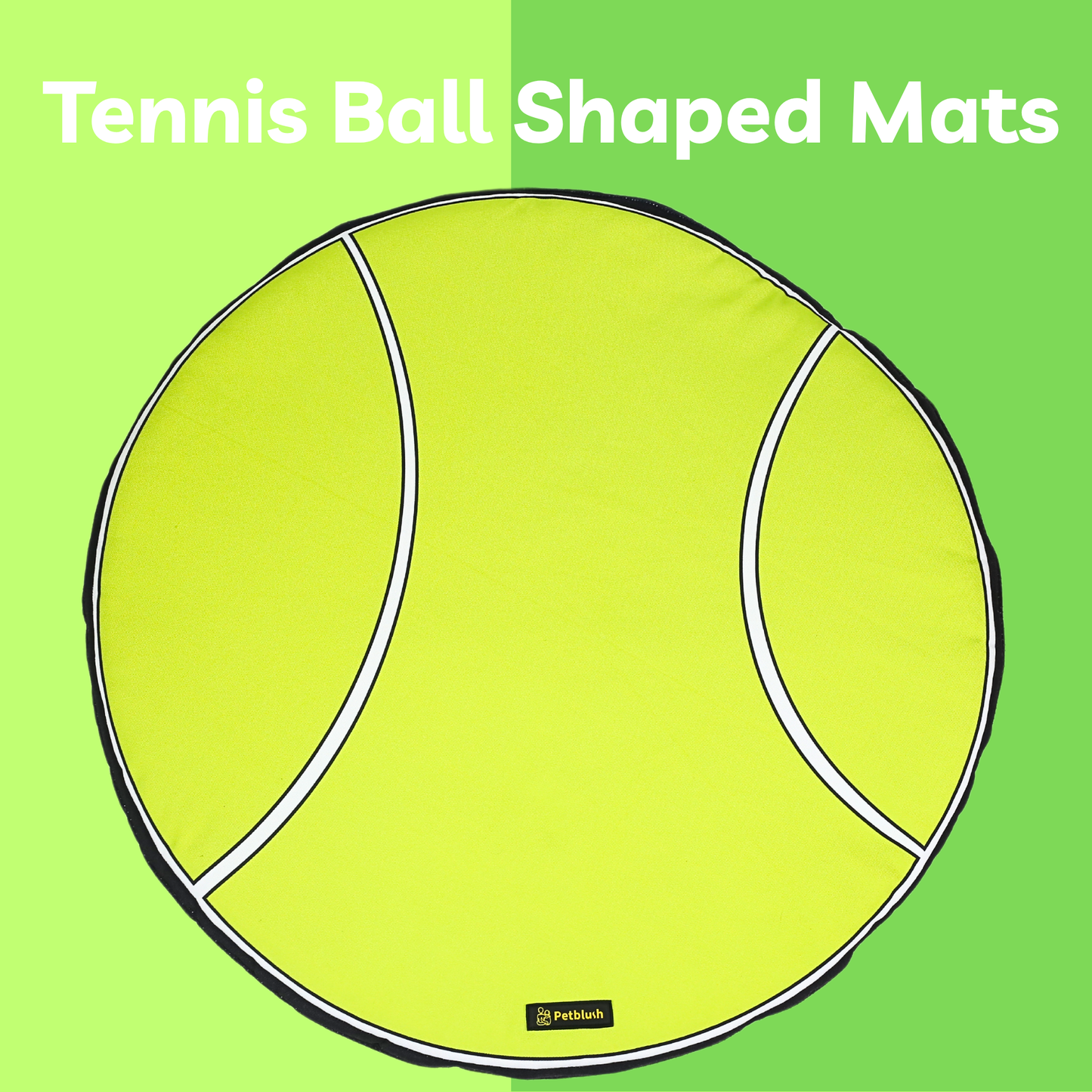 Petblush Tennis Ball Shaped Mat For Dogs