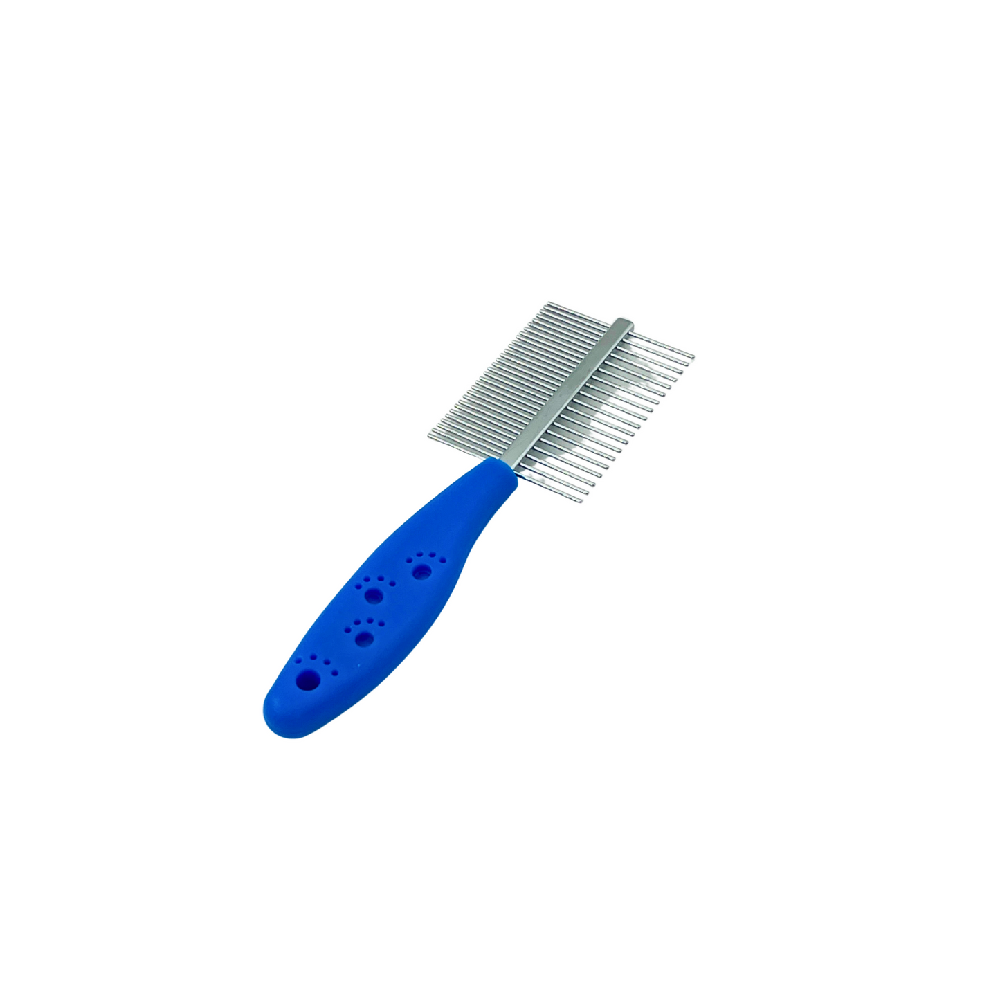Petblush Double Side Paw Print Grip Comb For Dogs and Cats