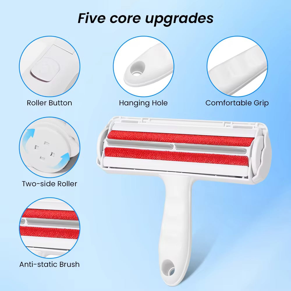 Self Cleaning Reusable Pet Hair Remover Roller Brush