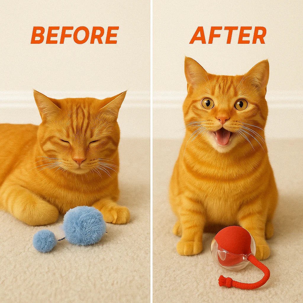 Petblush Rolling ball with Tail