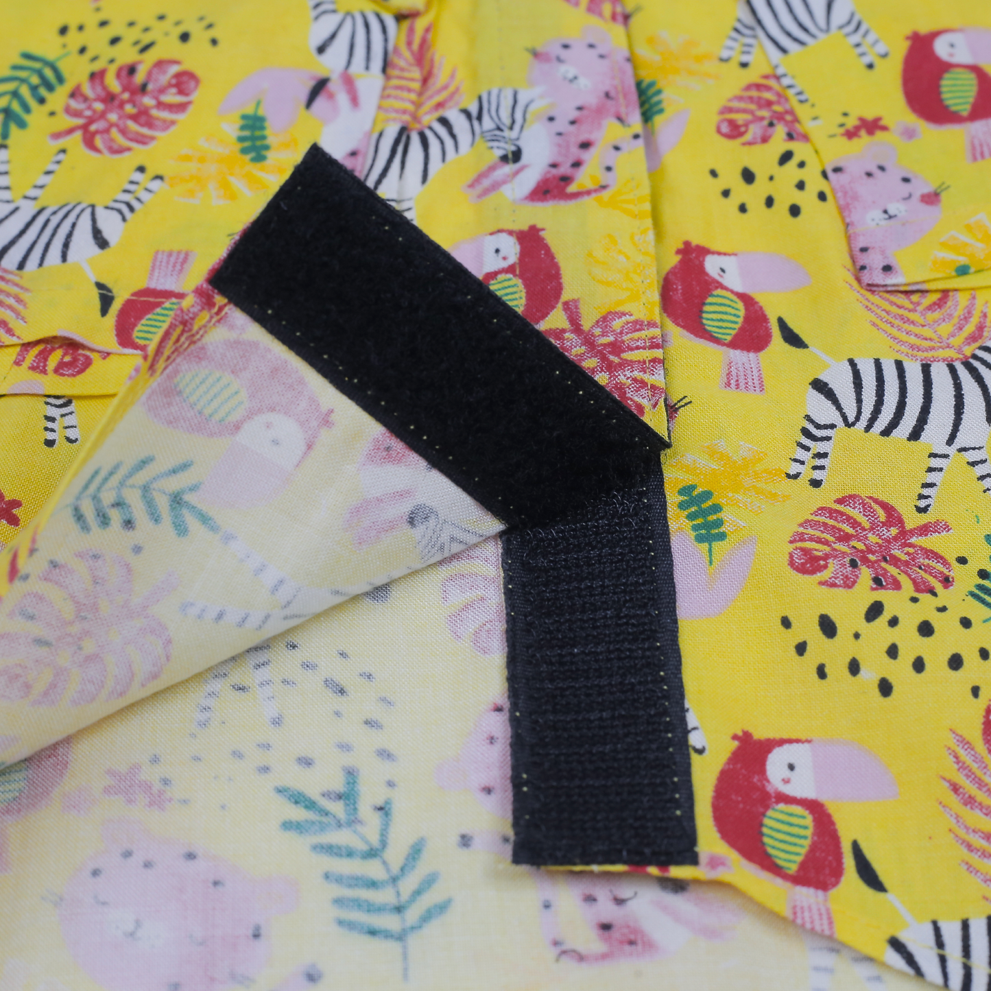 Petblush Yellow Zoo Print Shirt