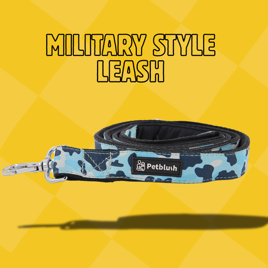 Petblush Military Print Padded Leash For Dogs