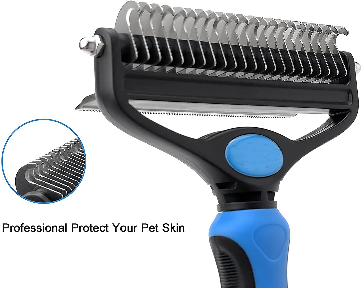 Dog Brush Dogs Comb 2 in 1 Deshedding Tool