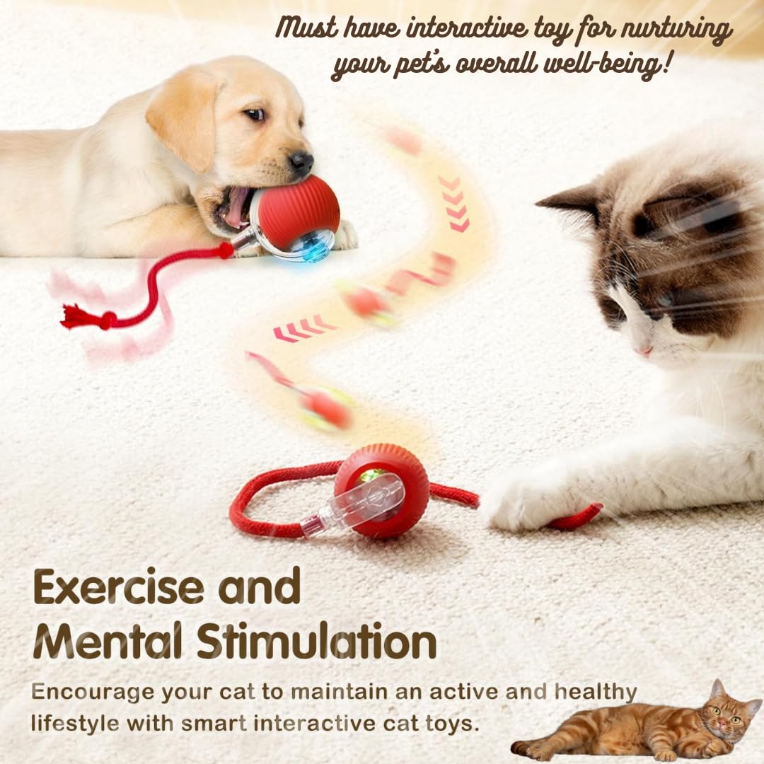 Petblush Rolling ball with Tail