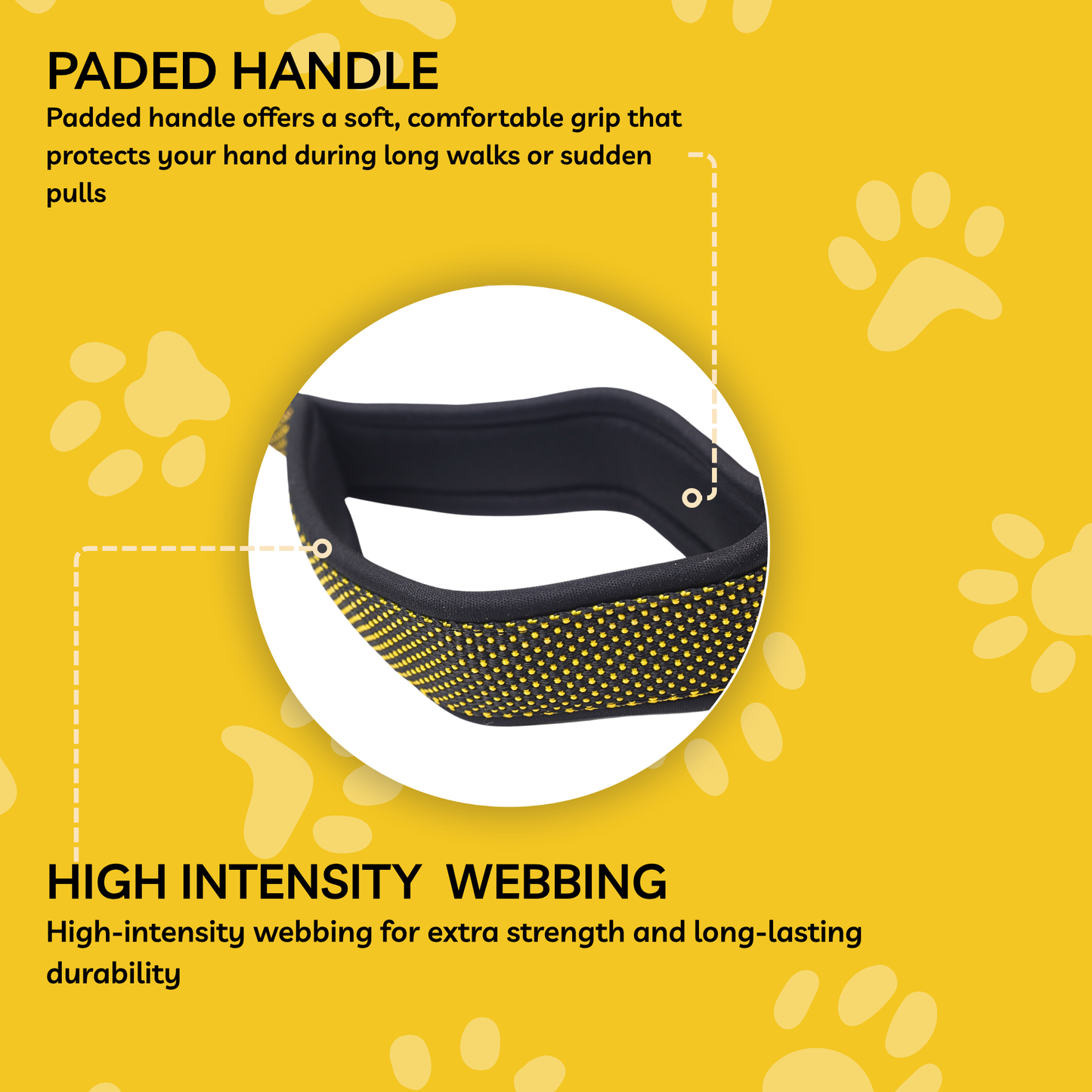 Petblush Dotted Padded Handle Leash