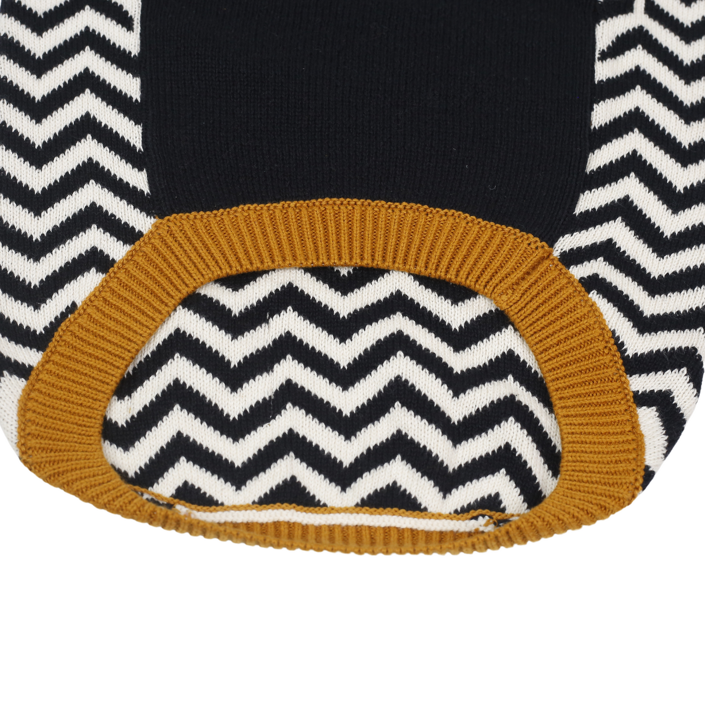 Petblush Zig Zag High Neck Knit Sweater For Dogs