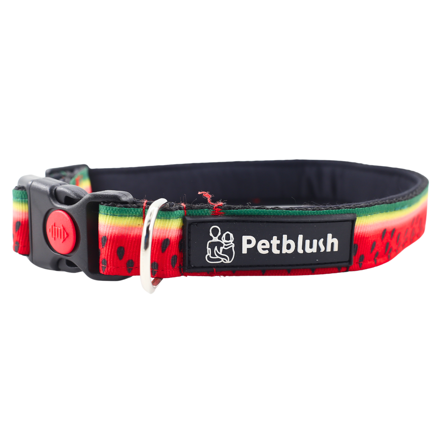 Petblush Watermelon Print Padded Collar