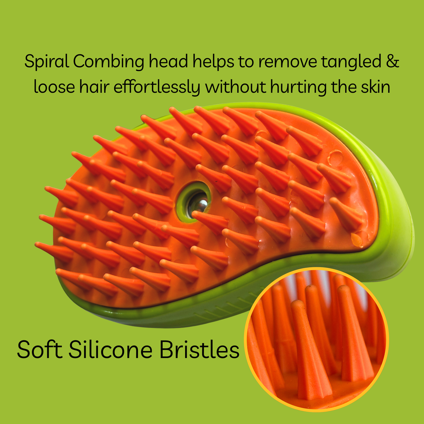 Steaming Pet Hairbrush