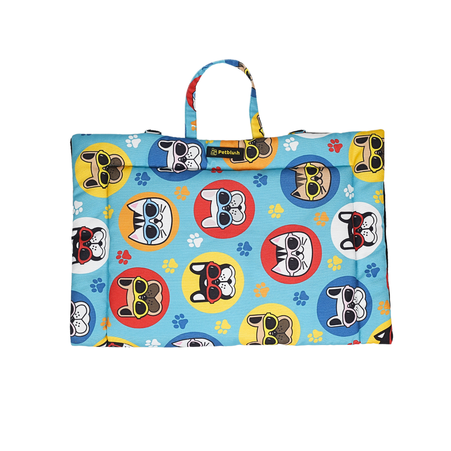 Petblush Cool Dog & Cat Foldable Travel Mat For Dogs & Cats