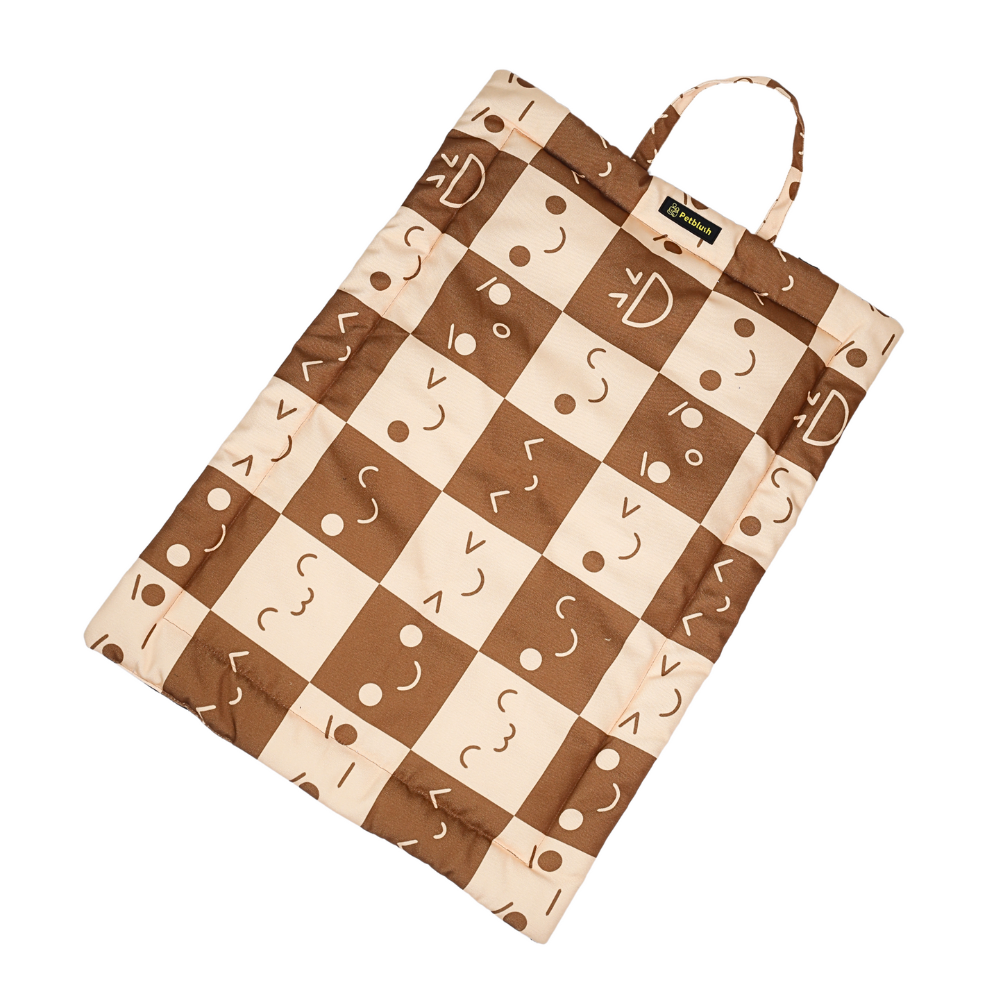 Petblush Emoji Foldable Travel Mat For Dogs and Cats