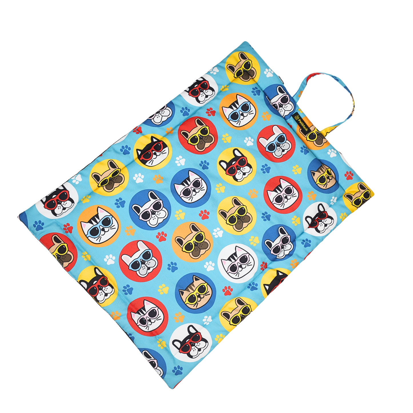 Petblush Cool Dog & Cat Foldable Travel Mat For Dogs & Cats