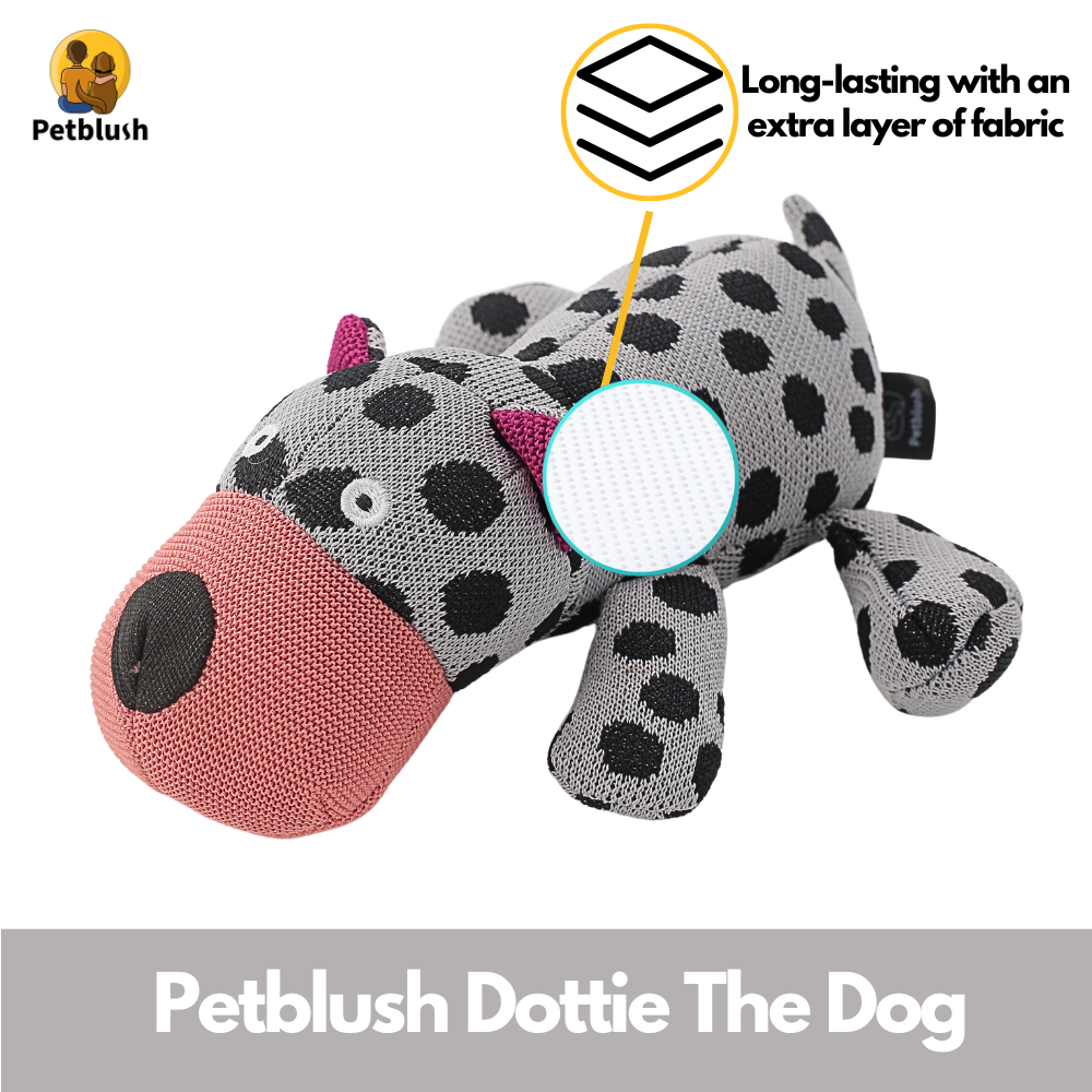 Petblush Dottie The Dog Plush Toy for Dogs