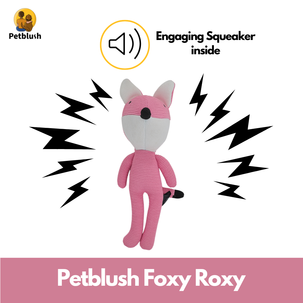 Petblush Foxy Roxy Plush Toy for Dogs