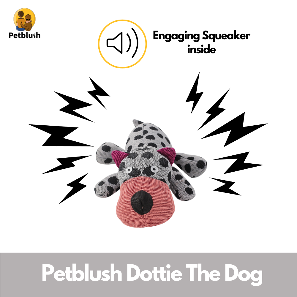 Petblush Dottie The Dog Plush Toy for Dogs