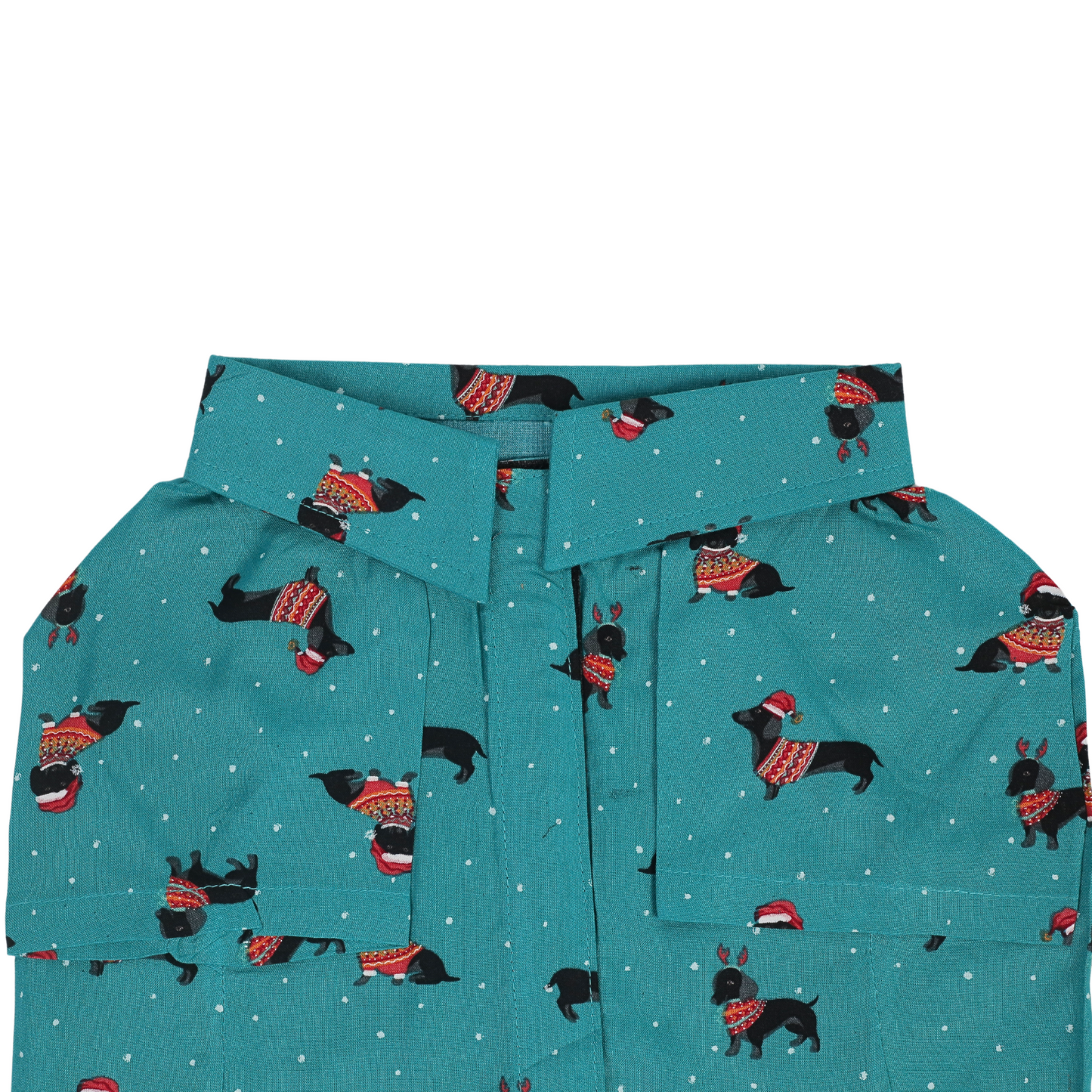 Petblush Christmas Dog Print Shirt