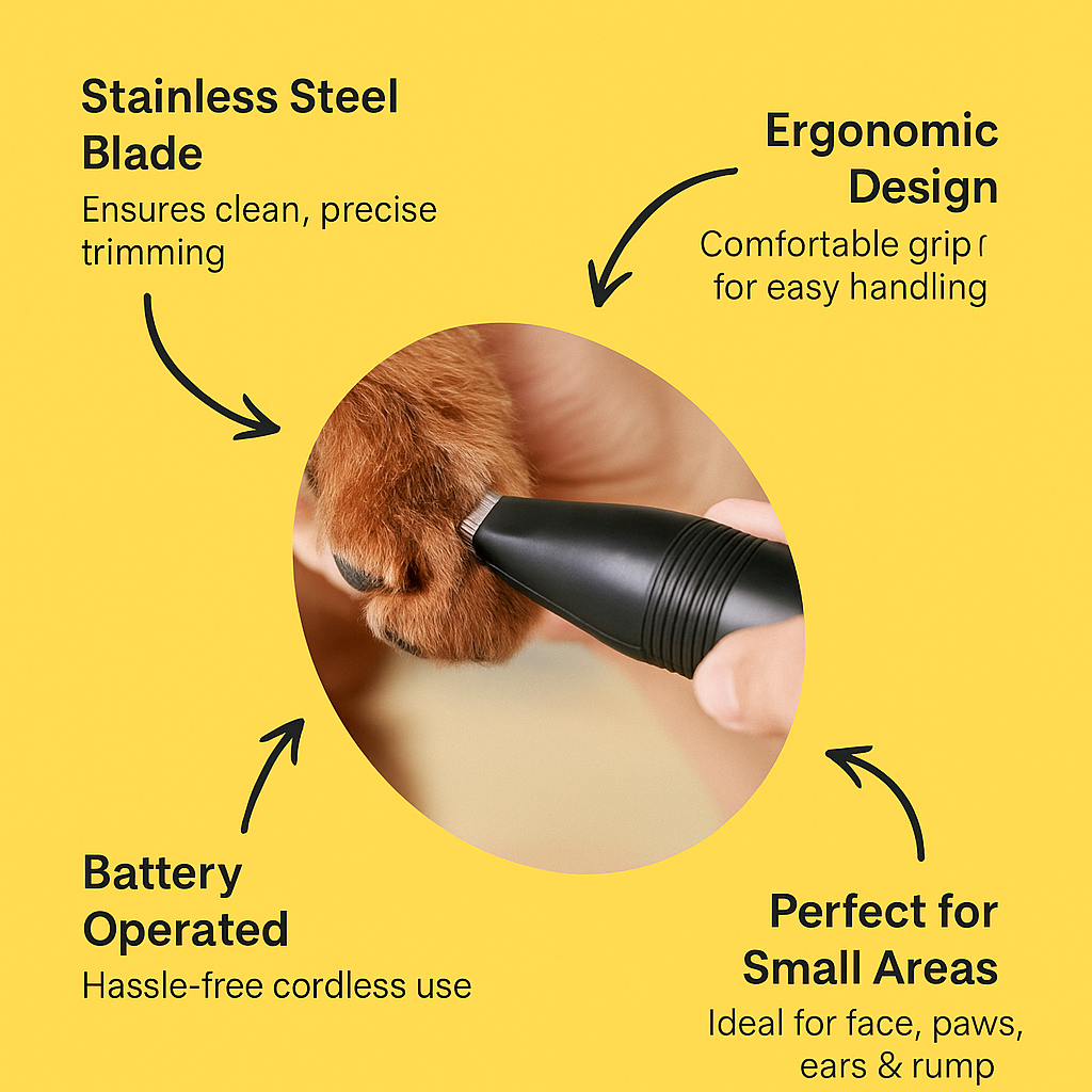 Petblush Pet Paw Hair Trimmer
