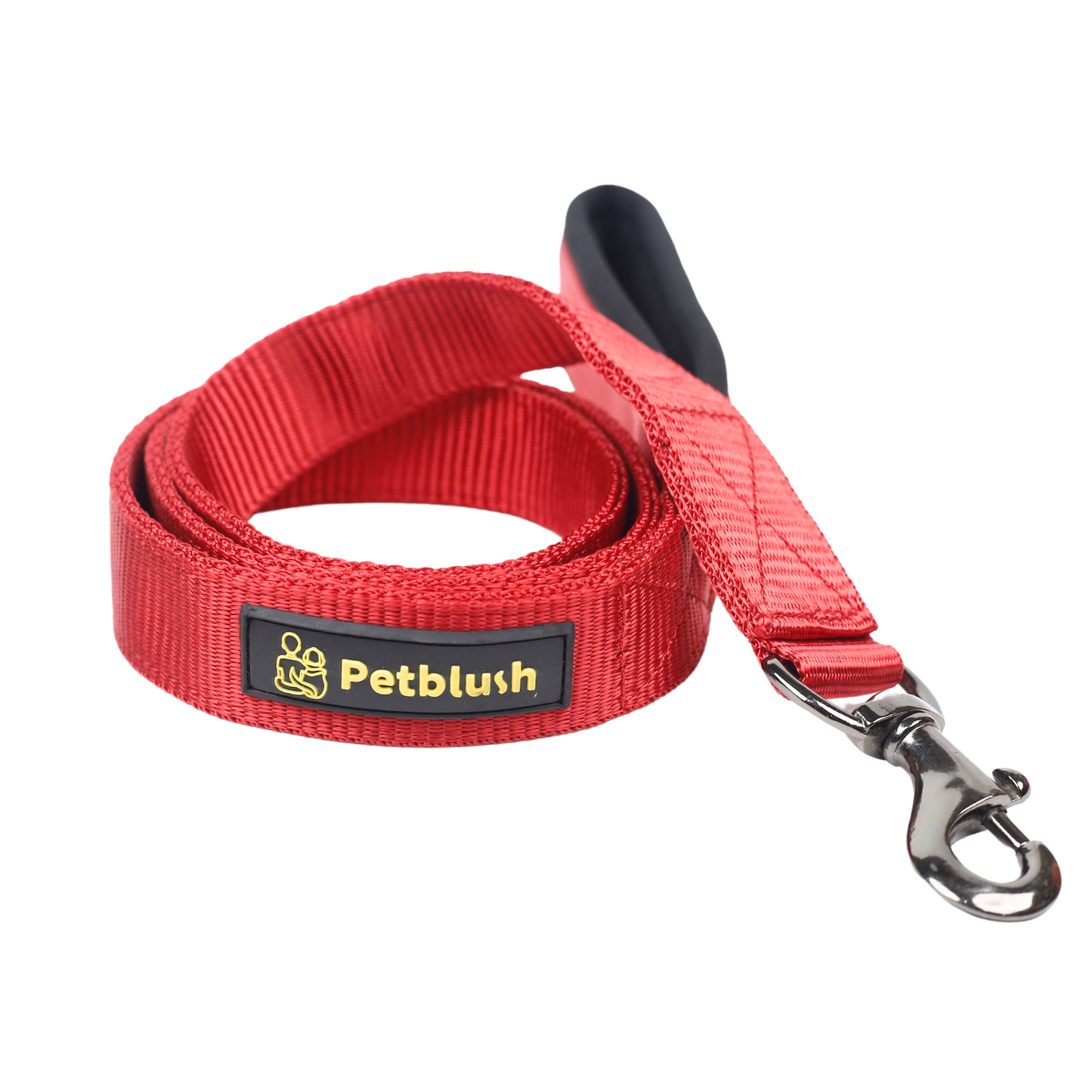 Petblush Classic Double Stitched Padded Handle Leash