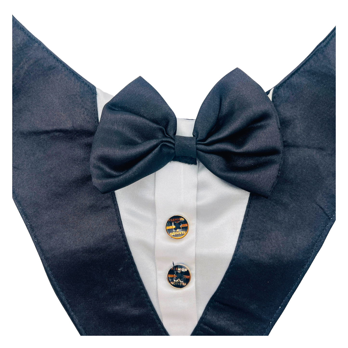 Petblush Classic Tuxedo Bandana for Dogs