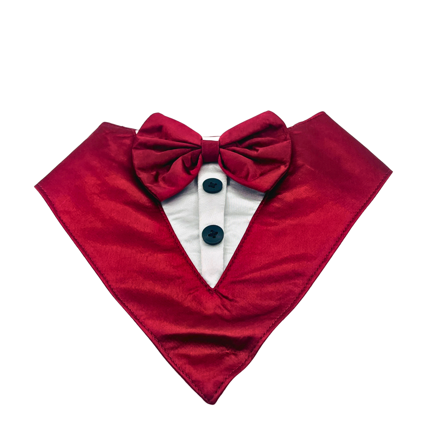 Petblush Classic Tuxedo Bandana for Dogs