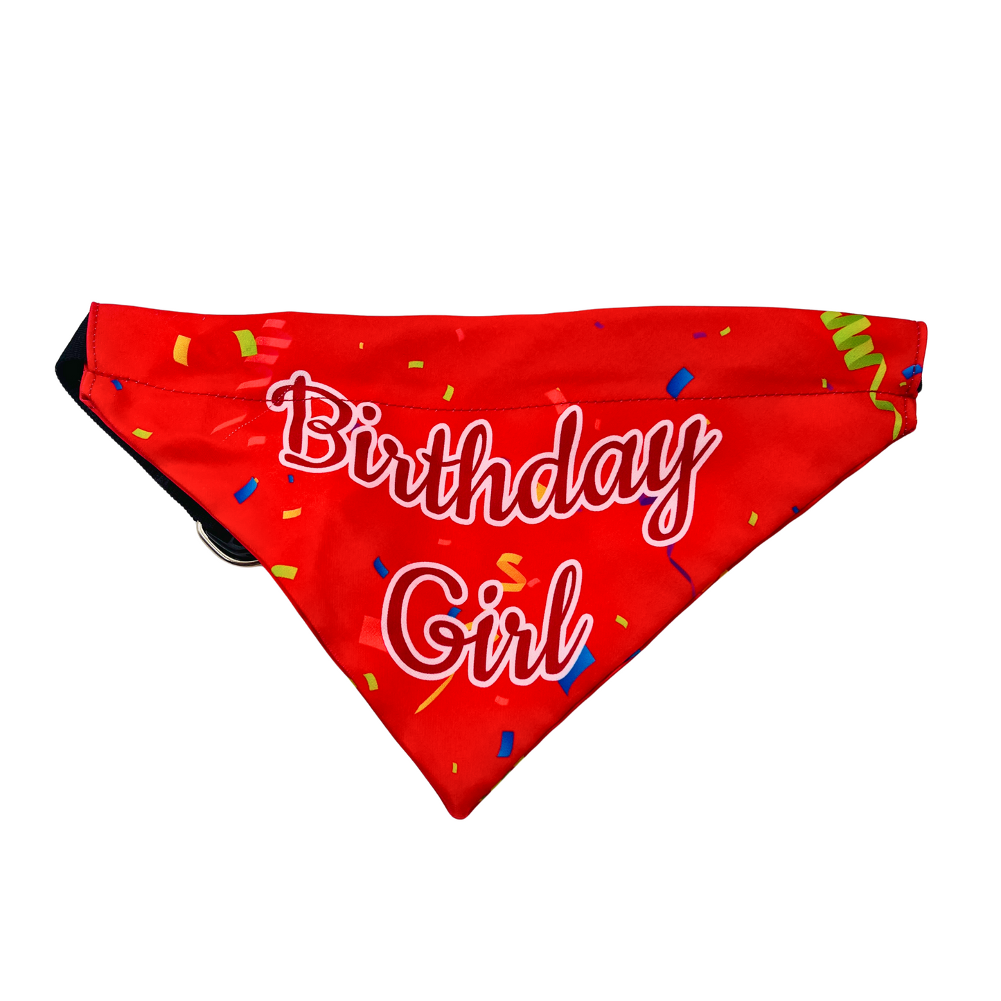 Petblush Birthday Girl Ribbon Print Bandana