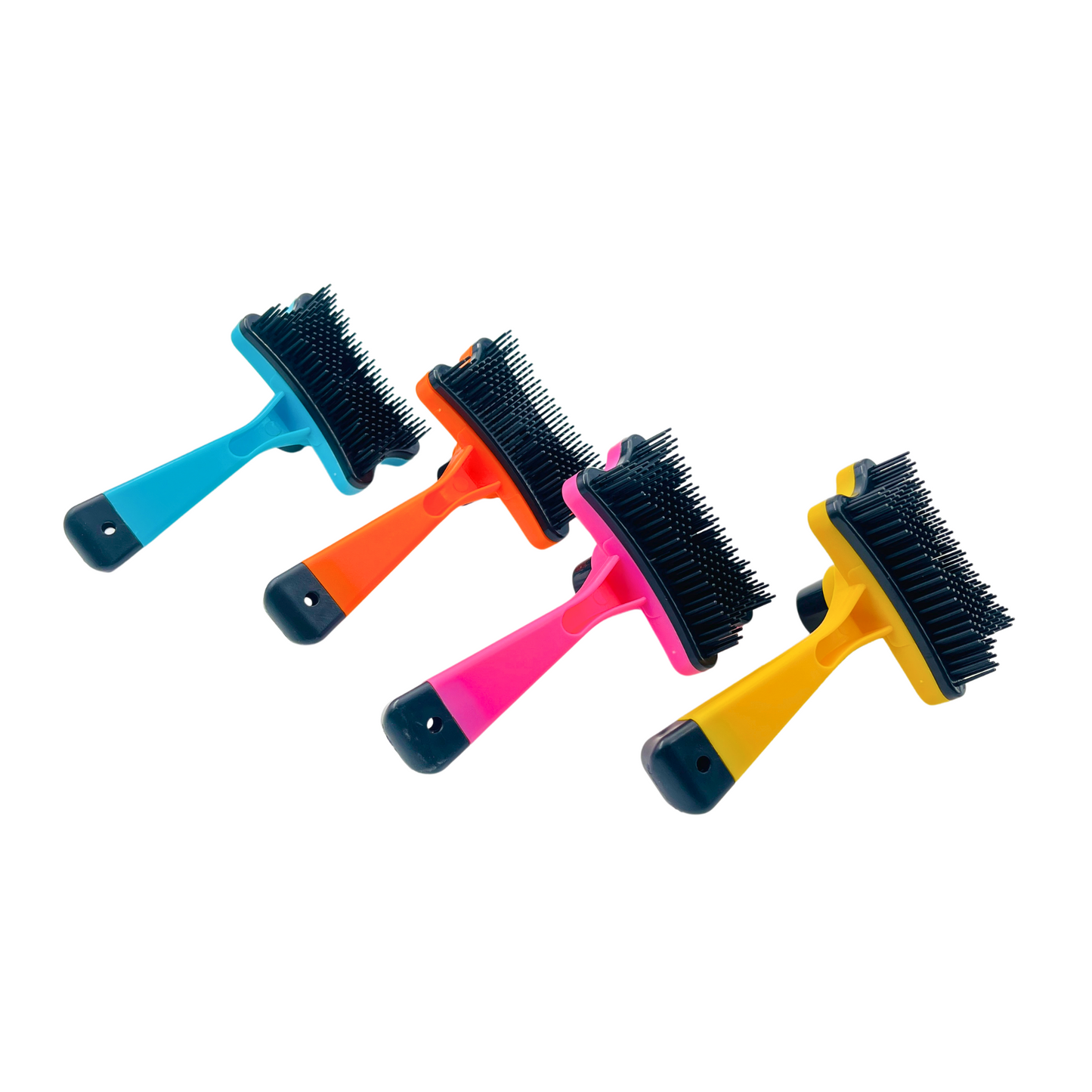 Wootails Small Self Cleaning Slicker Brush