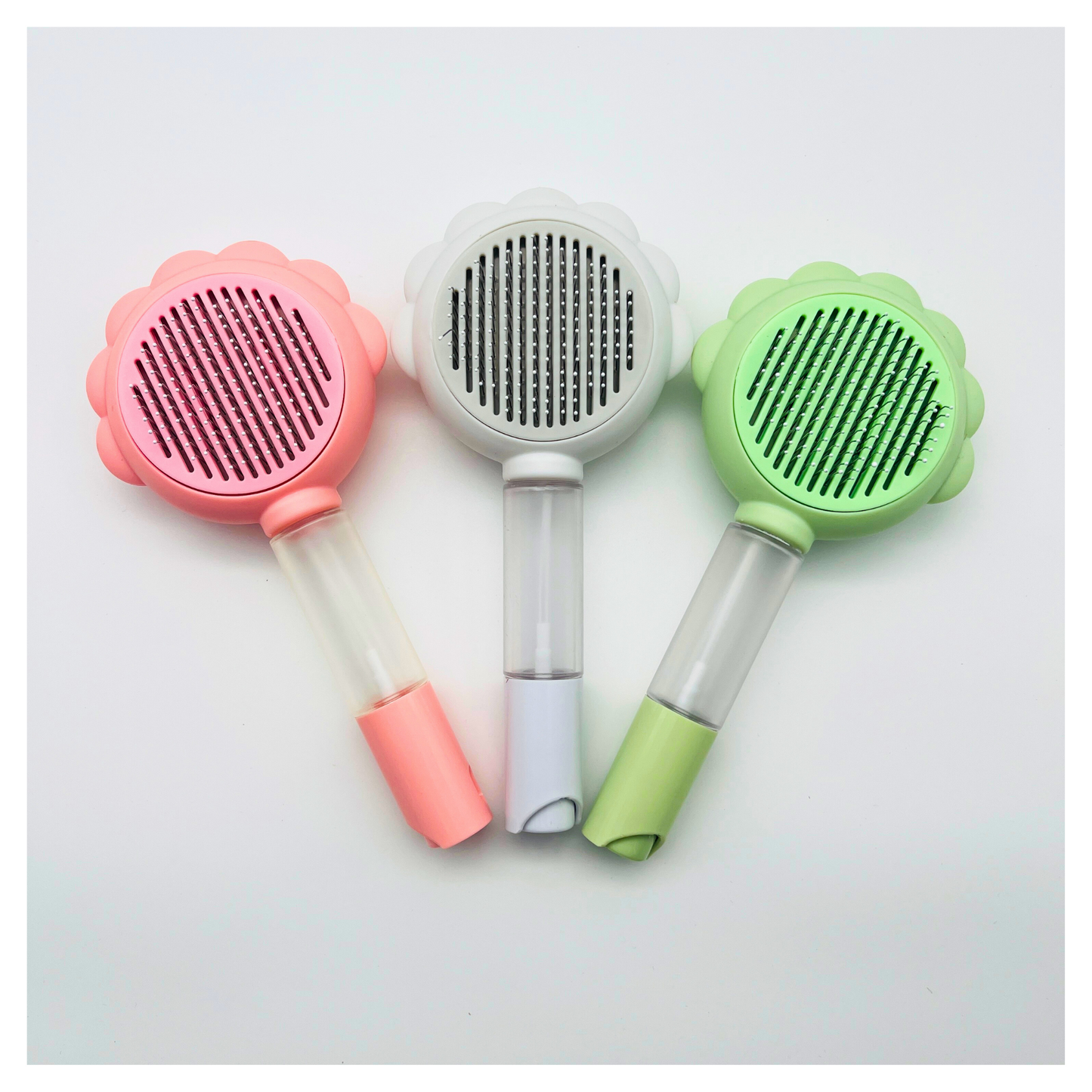 Petblush Slicker Brush With Water Spray For Dogs and Cats