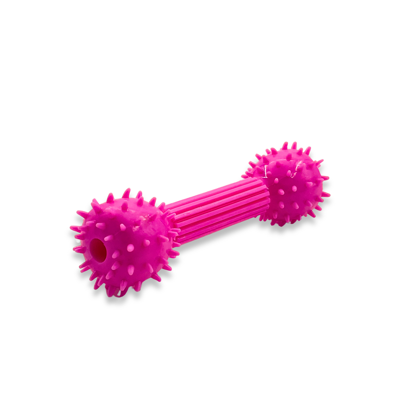 Petblush Dumbell Spikey 5.5 Inch Rubber Dog Toy