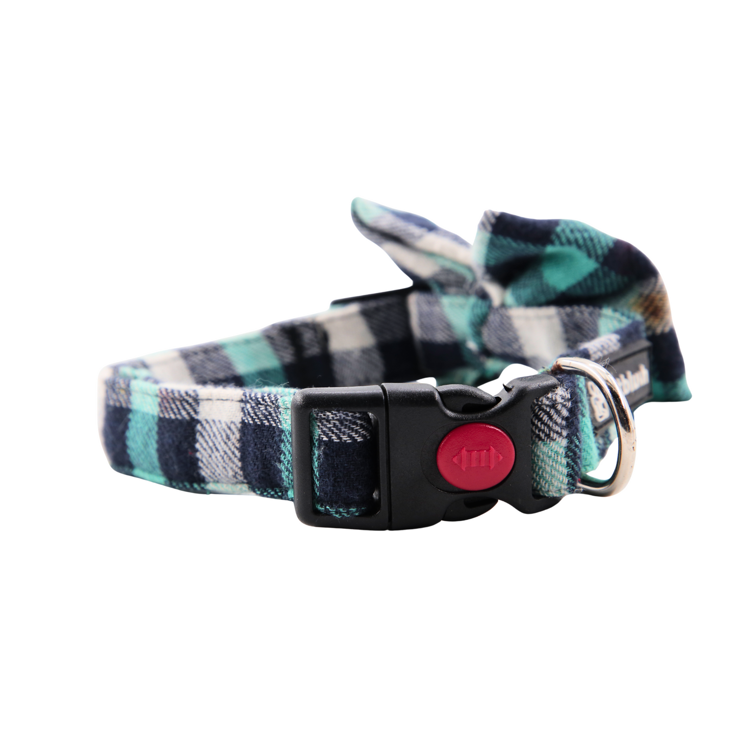 Petblush Checks  Bow Collar For Dogs