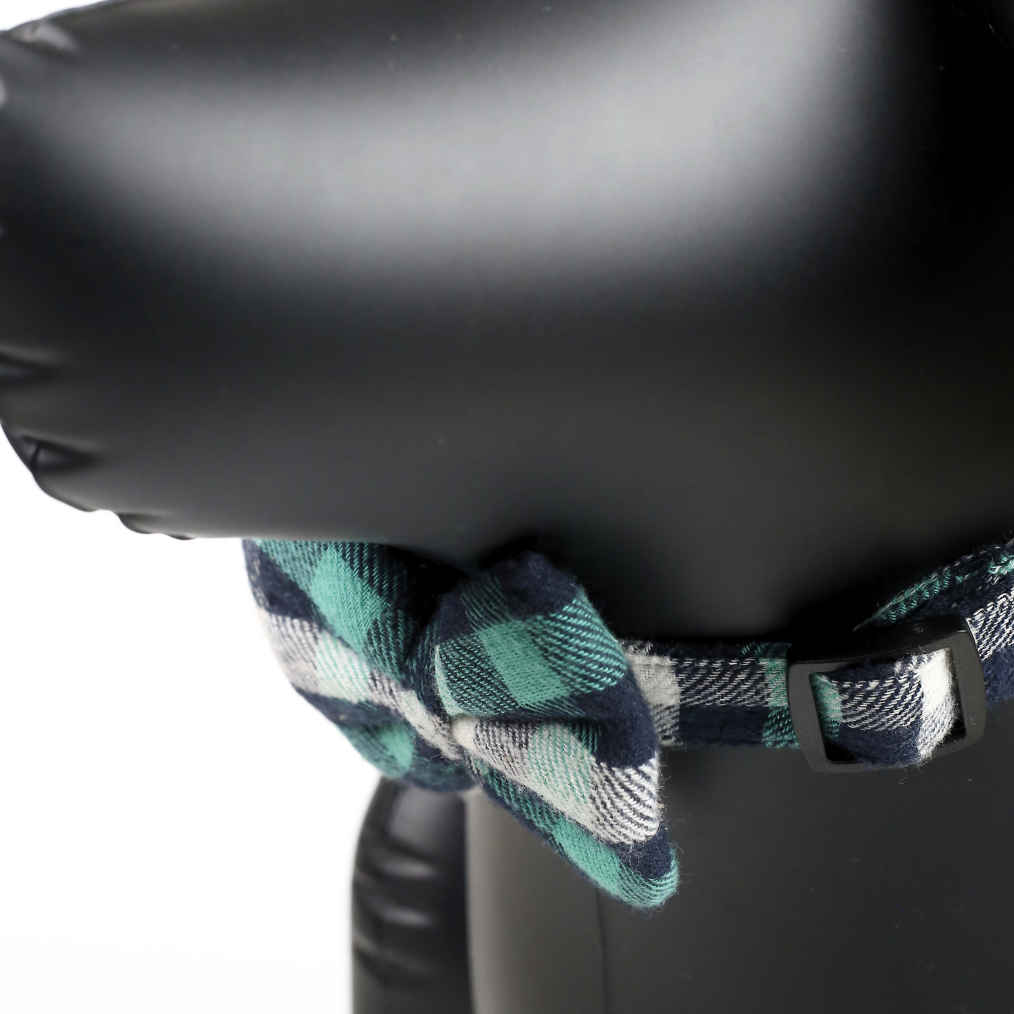 Petblush Checks  Bow Collar For Dogs