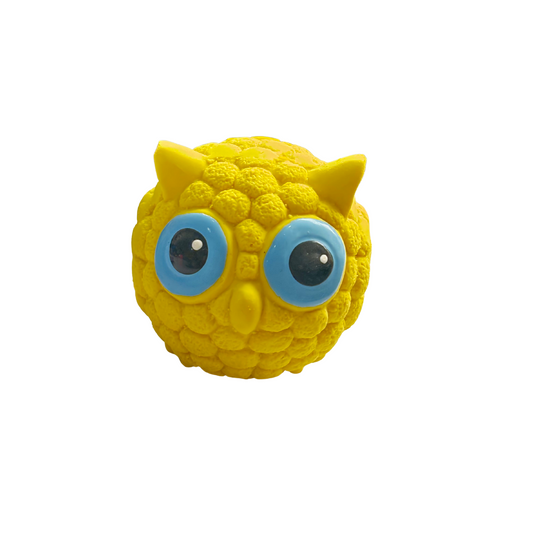 Petblush – Small Owl Latex Chew Toy