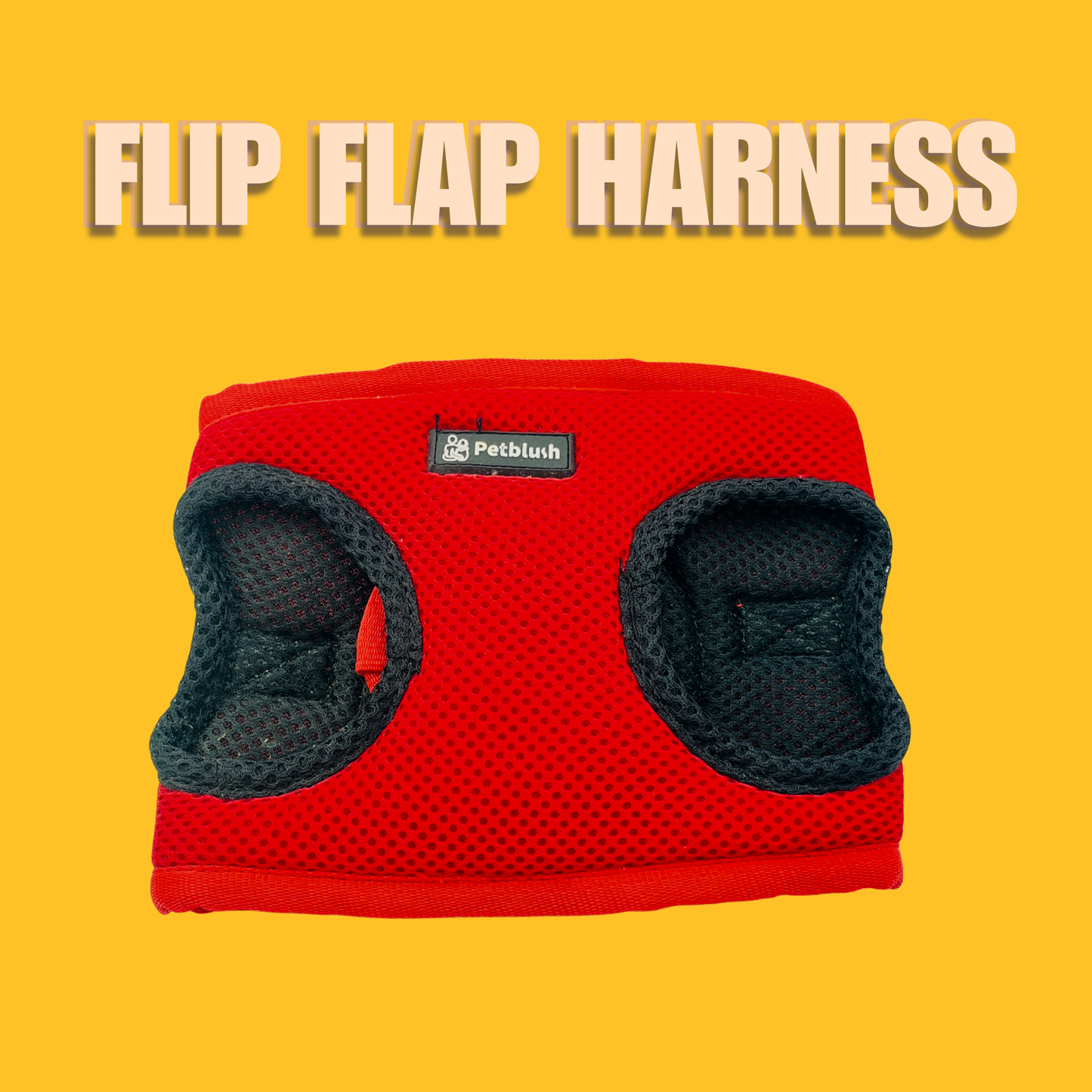 Petblush Flip Flap Airmesh Harness For Cats and Small Dogs