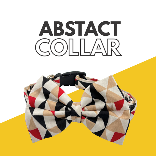 Petblush Geometrical Abstract Bow Collars For Dogs