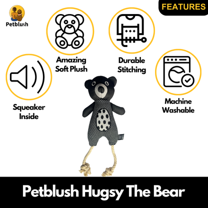 Petblush Hugsy The Bear Plush Toy for Dogs