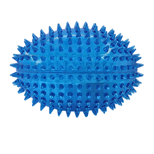 Wootails Rugby LED Squeaky Ball Toy for Dogs & Cats