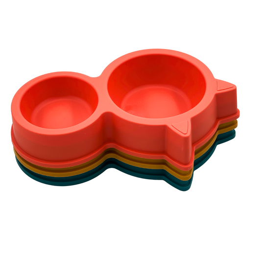 Petblush Double Diner – Dual Food & Water Bowl