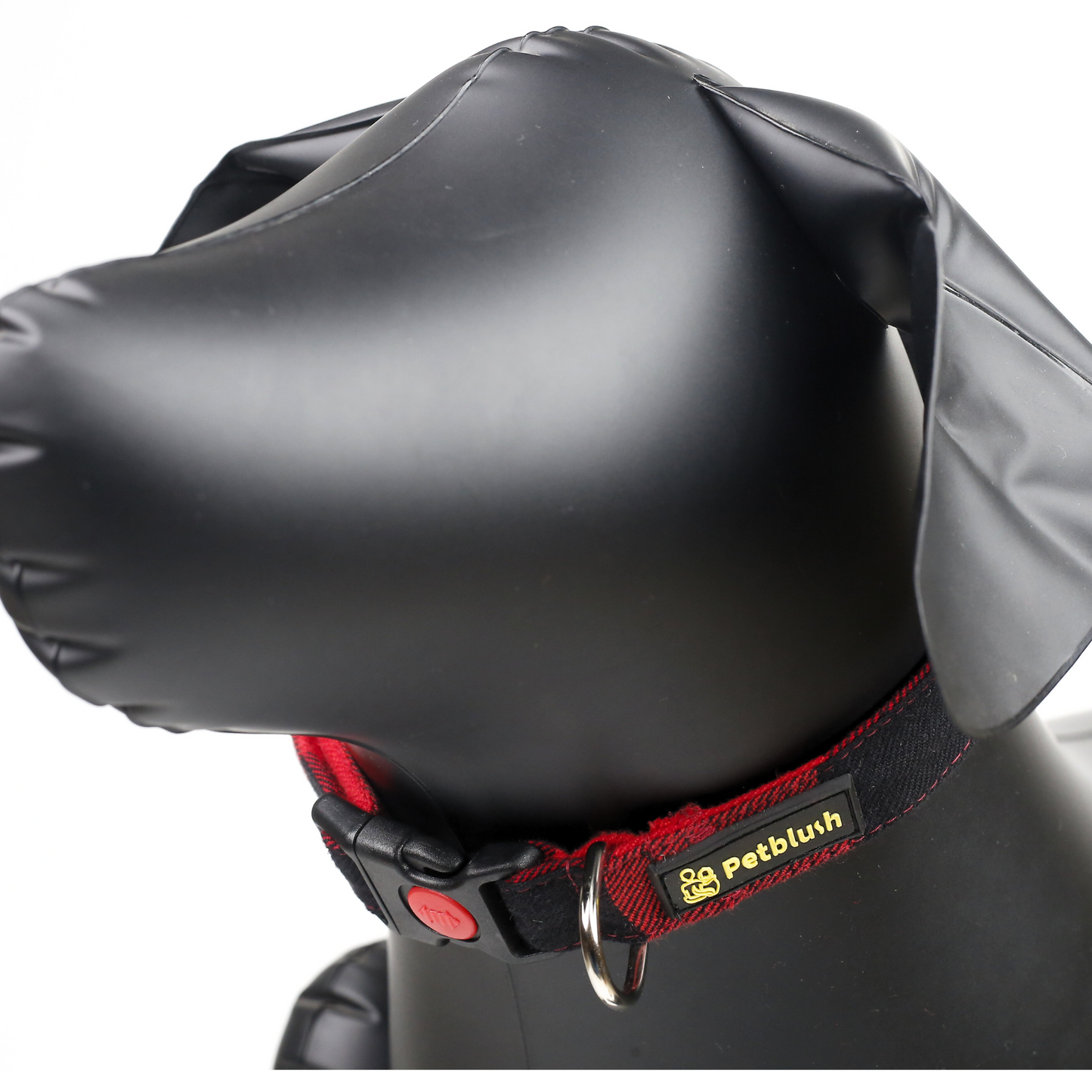 Petblush Checks  Bow Collar For Dogs