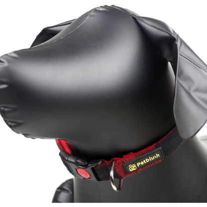 Petblush Checks  Bow Collar For Dogs