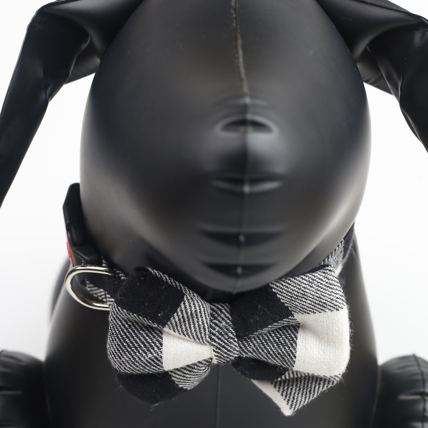 Petblush Checks  Bow Collar For Dogs