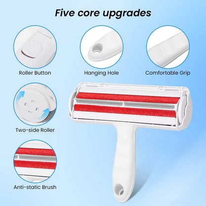 Self Cleaning Reusable Pet Hair Remover Roller Brush