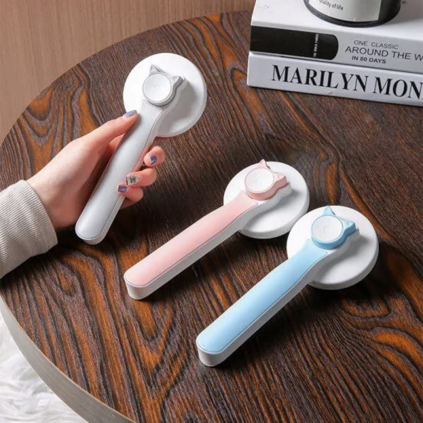 Petblush Key Pet Self Cleaning Slicker Brush
