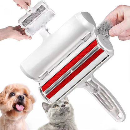 Self Cleaning Reusable Pet Hair Remover Roller Brush