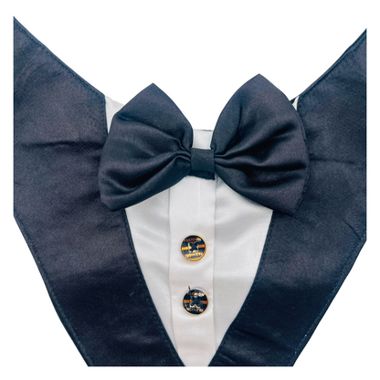 Petblush Classic Tuxedo Bandana for Dogs