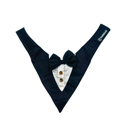 Petblush Classic Tuxedo Bandana for Dogs