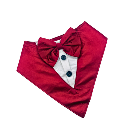 Petblush Classic Tuxedo Bandana for Dogs