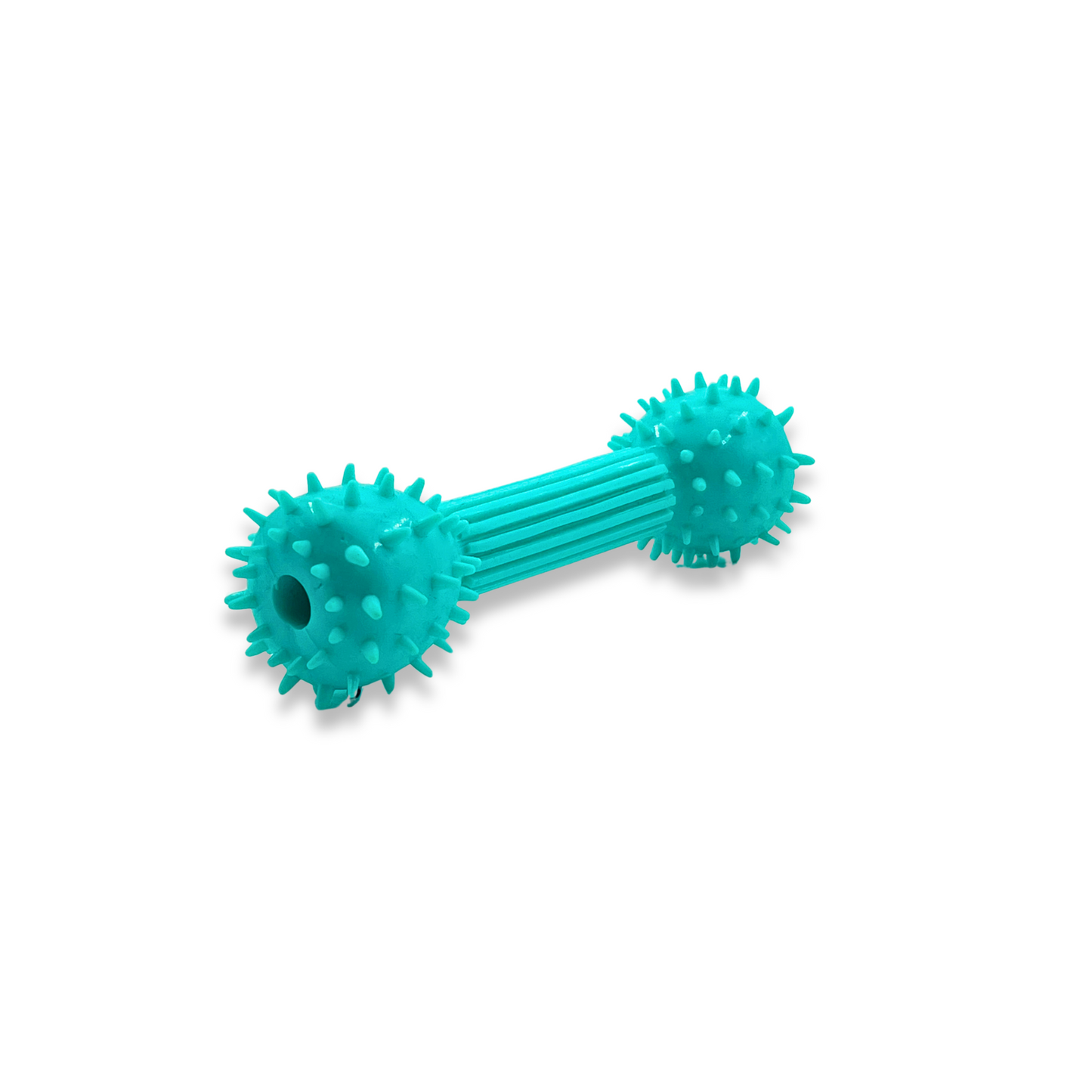 Petblush Dumbell Spikey 5.5 Inch Rubber Dog Toy