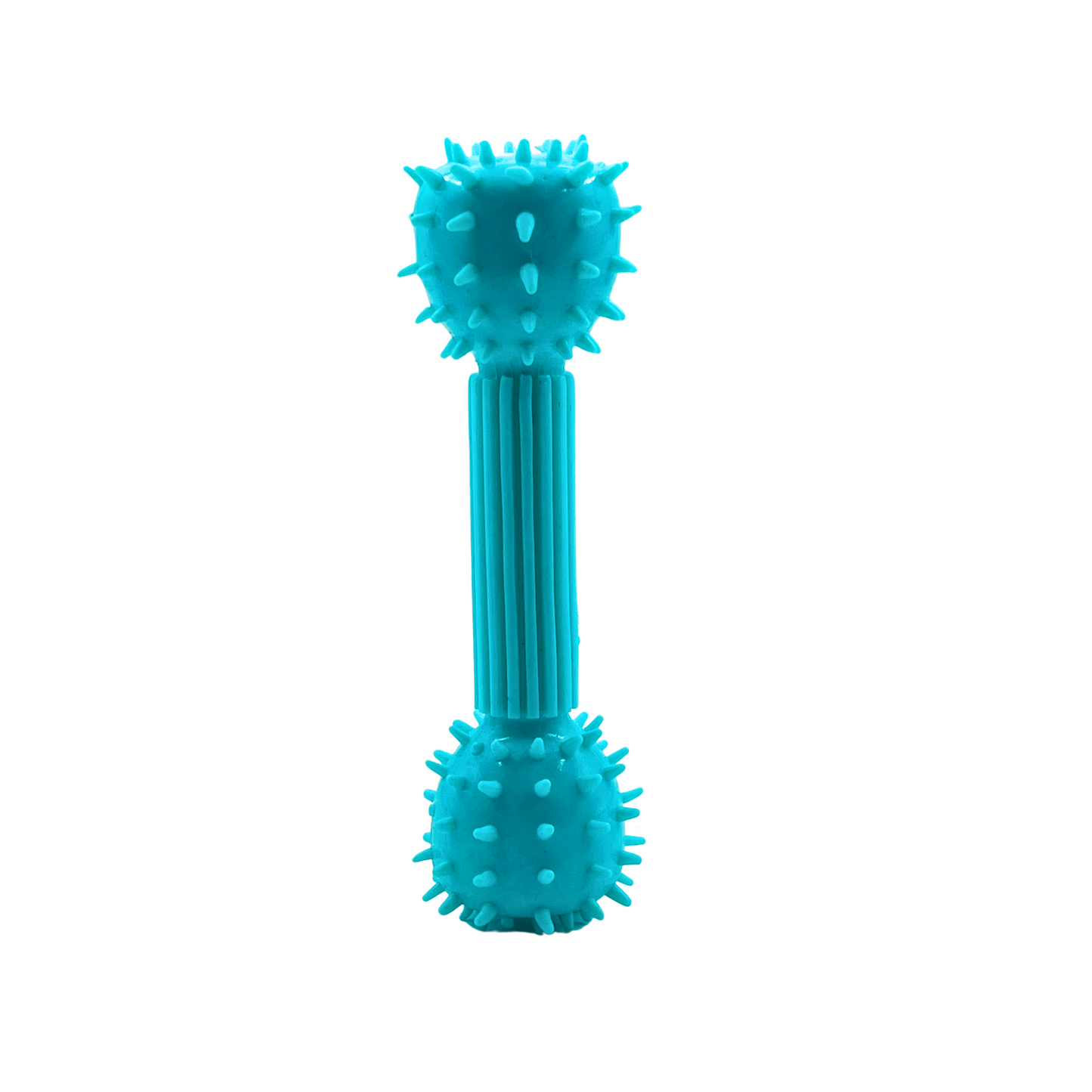 Petblush Dumbell Spikey 5.5 Inch Rubber Dog Toy