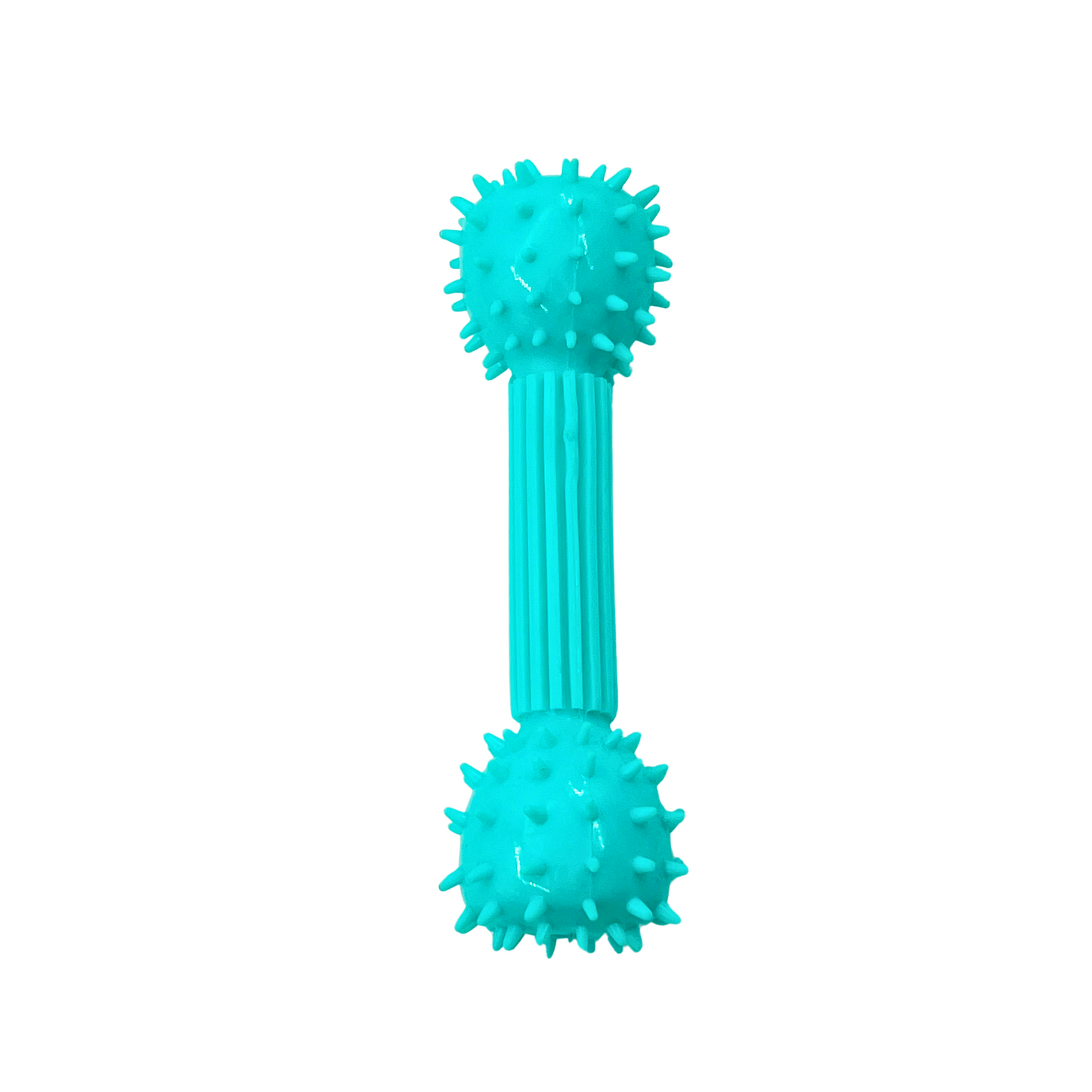 Petblush Dumbell Spikey 5.5 Inch Rubber Dog Toy